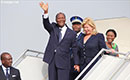 Arrivée du Chef de l`Etat Alassane Ouattara à Abidjan