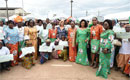 Cérémonie de remise de dons et de chèques du FAFCI à Aboisso