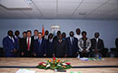Signature de convention entre l’Autorité de régulation du système de récépissés d`entreposage  et le groupe chinois TBEA