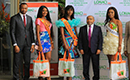 Cérémonie de réception de la miss Côte d`Ivoire 2020 et ses dauphines par la LONACI