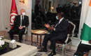 Rencontre entre le Président de la République, S.E.M. Alassane OUATTARA, et son homologue de la République Tunisienne, S.E.M. Kaïs  SAÏED