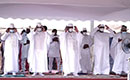 Prière de l`Aïd al-Adha (fête de la Tabaski) à la Grande Mosquée de la Riviera Golf