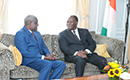 Entretien du Président de la République, S.E.M. Alassane OUATTARA, avec le Président de la Commission de l`Union Africaine, M. FAKI Mahamat Moussa