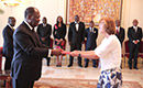 Le Chef de l’Etat reçoit les lettres de créance de quatre nouveaux Ambassadeurs accrédités en Côte d’Ivoire
