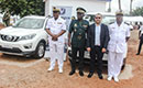 Cérémonie de remise de véhicules à la Marine Nationale