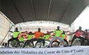 La fondation des maladies du coeur de Côte d`Ivoire organise une journée sportive à Treichville.