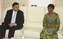 Audience  - L `Ambassadeur de France chez la Ministre Bakayoko-Ly Ramata