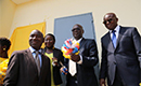 la Fondation MTN Côte d’Ivoire inaugure la salle multimédia du Lycée Moderne de Dimbokro.