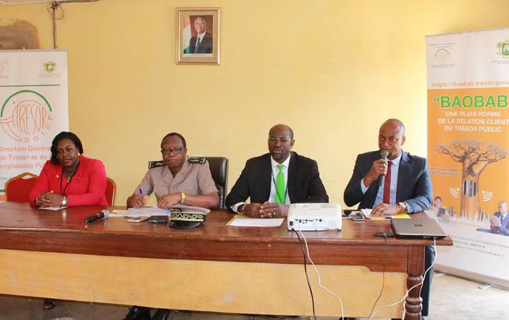 Trésor public ivoirien: les avantages de la plateforme numérique « Baobab » présentés aux usagers de l’Est