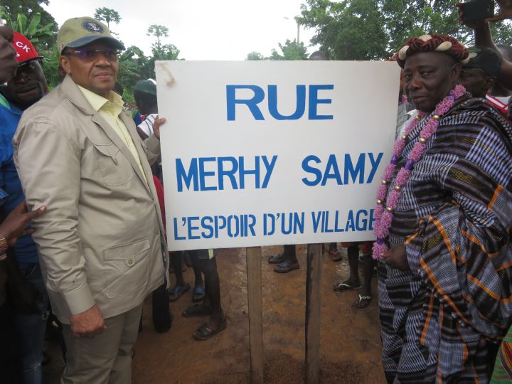 Lakota: le maire Samy Merhy honoré dans le village de Bobolilié