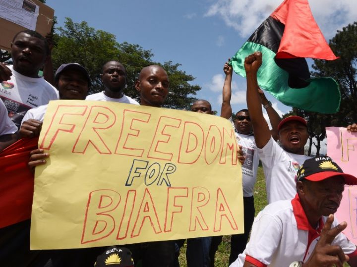 Une centaine de Biafrais manifestent au quartier Biafra d’Abidjan