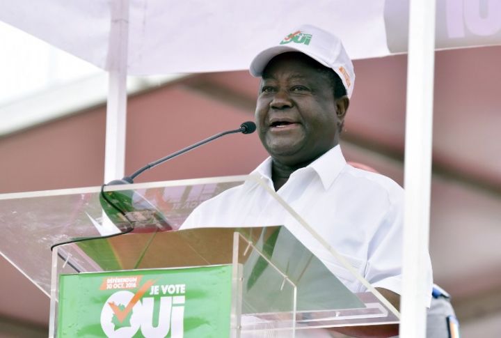 Nouvelle constitution: Bédié donne des consignes de vote aux populations de sa région