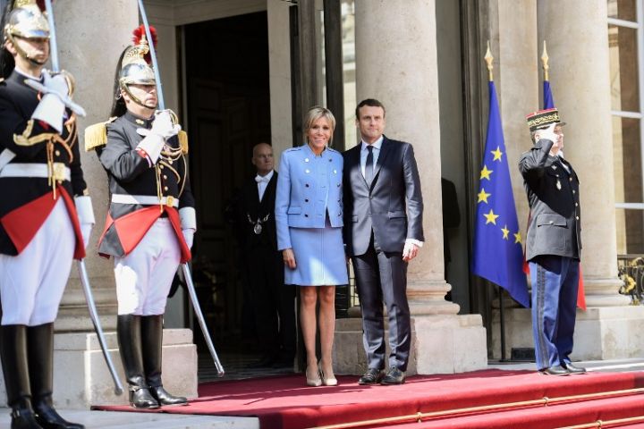 Alassane Ouattara chez Emmanuel Macron