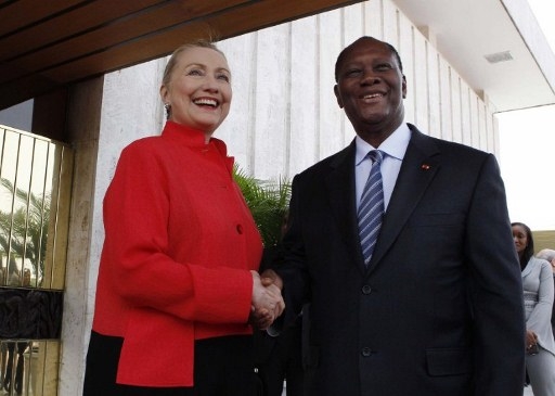 Côte d`Ivoire : à Abidjan, Hilary Clinton exprime son 