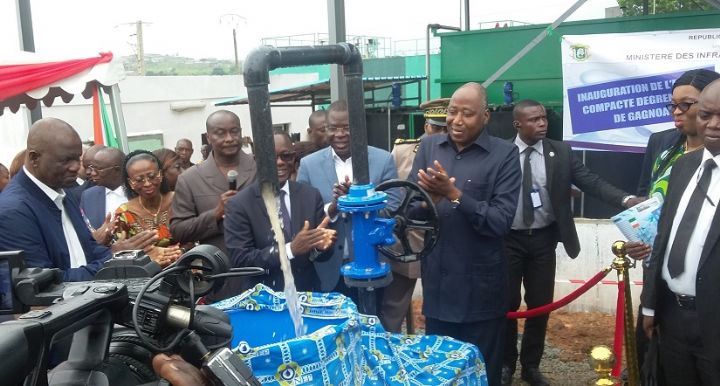 Côte d’Ivoire/ Le Premier ministre inaugure une nouvelle station d’eau à Gagnoa