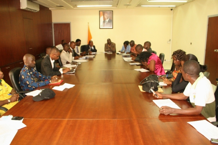 Dossier de Candidature de la Côte d’Ivoire à l’Organisation des Jeux de la Francophonie :  Une délégation de la Francophonie rencontre le Ministre Alain Lobognon