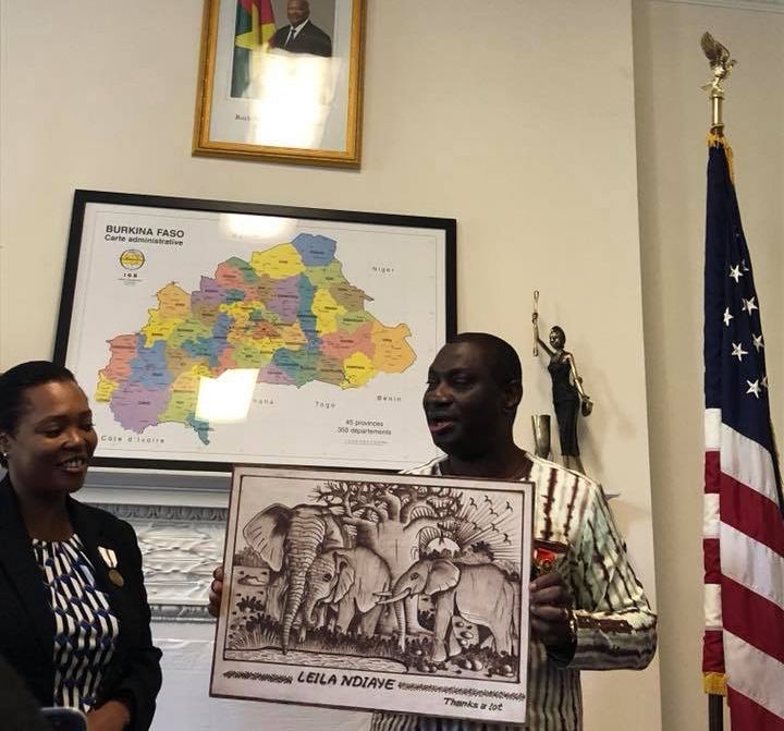 L’Ivoirienne Leila N’Diaye élevée au grade de Chevalier de l’Ordre du Mérite par la République du Burkina Faso