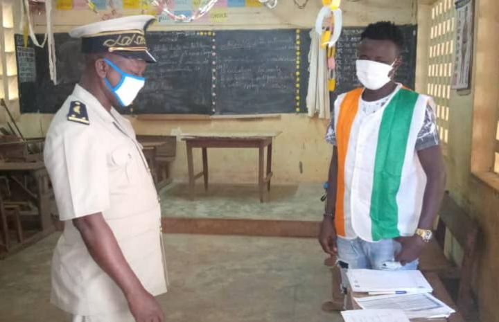 Le sous-préfet de Tortiya s’enquiert du déroulement de l’opération de révision de la électorale