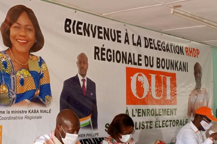 Les militants RHDP de Téhini sensibilisés à la révision de la liste électorale