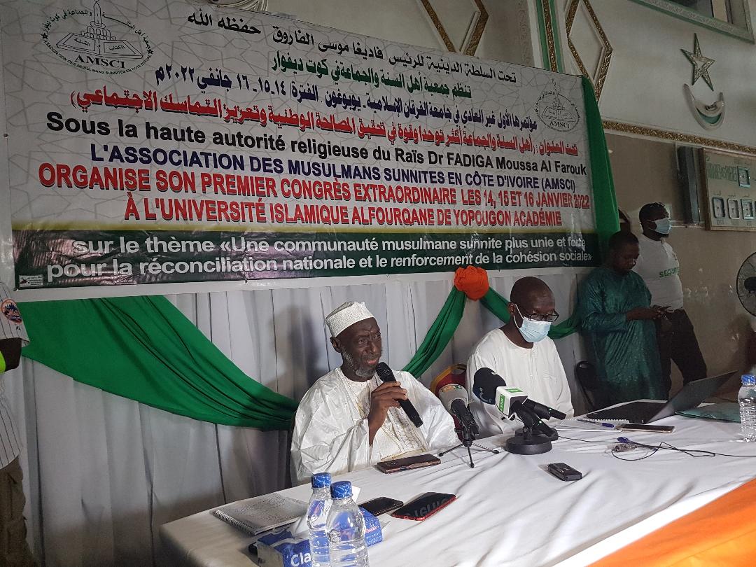1er congrès extraordinaire de l'Association des musulmans sunnites en Côte d'Ivoire : Ce qui a été décidé