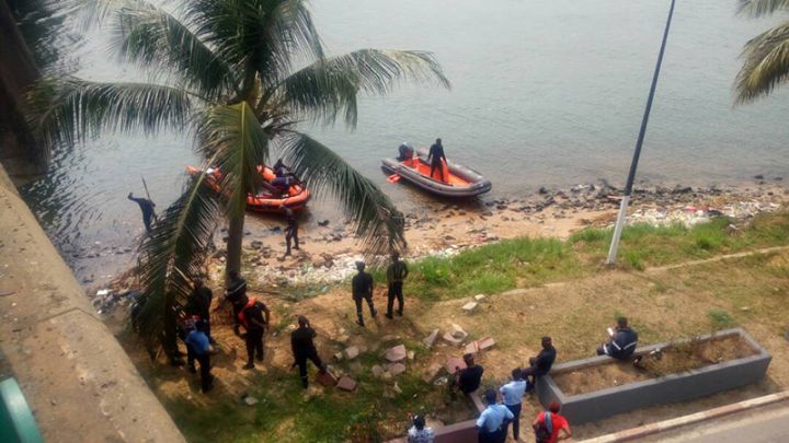 Chute d’un véhicule particulier dans la lagune: un corps sans vie repêché