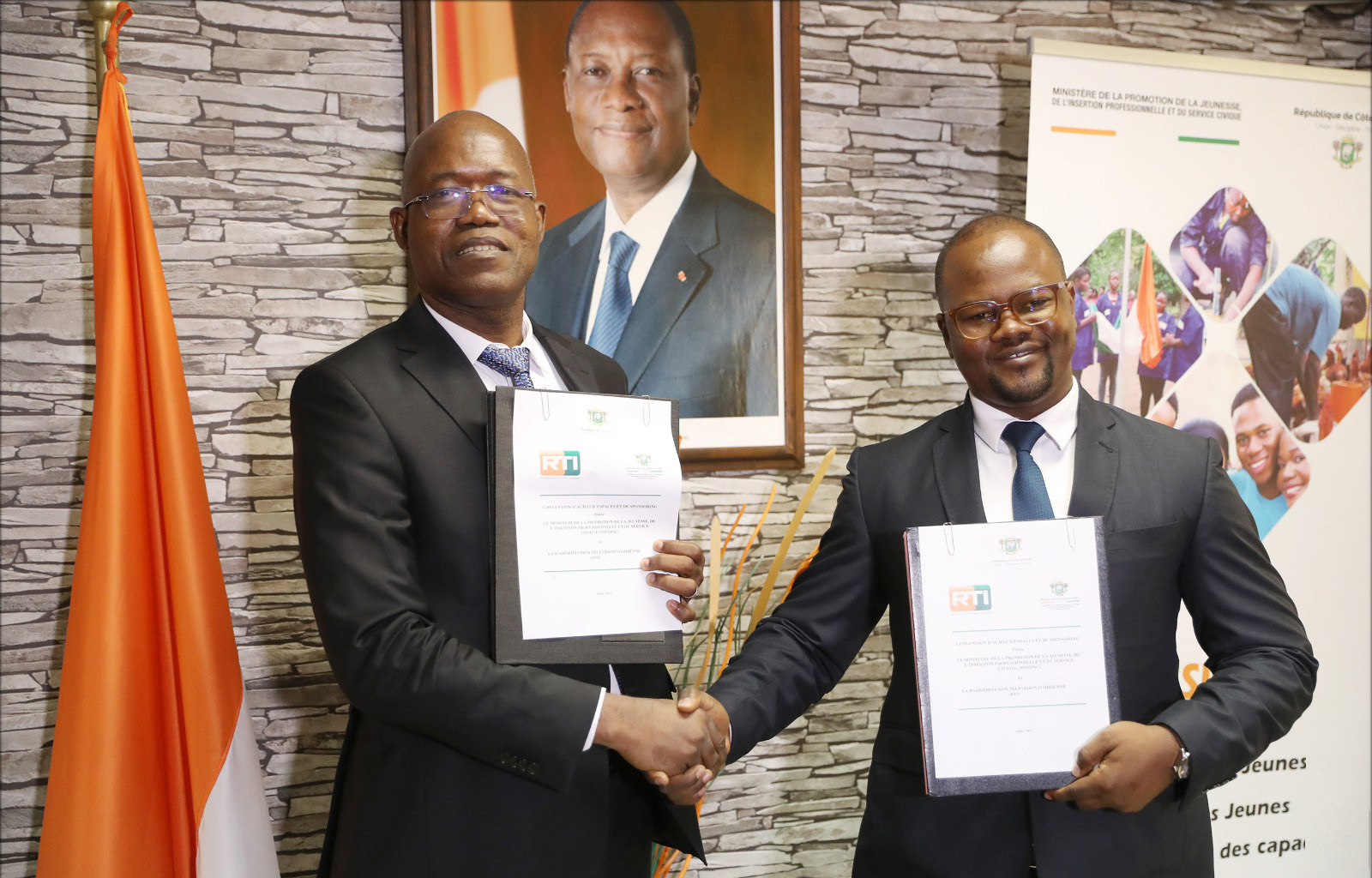  2023, Année de la Jeunesse :  Le ministère en charge de la jeunesse et la RTI signent une convention de  partenariat pour renforcer leurs actions en faveur des jeunes