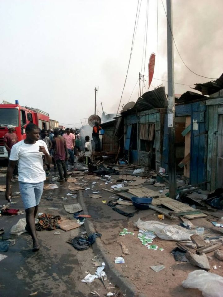 Côte d’Ivoire / Une partie du marché de Yamoussoukro ravagée par le feu