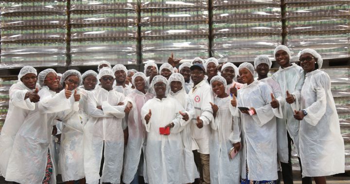 Les étudiants en Psychologie de l’Université de Cocody en immersion chez SOLIBRA