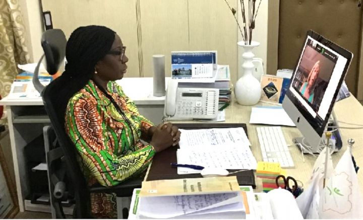 Dialogue de haut niveau UNESCO-Afrique-Chine : la ministre Kandia Camara partage l’expérience ivoirienne du télé-enseignement en période Covid-19 et post-Covid-19