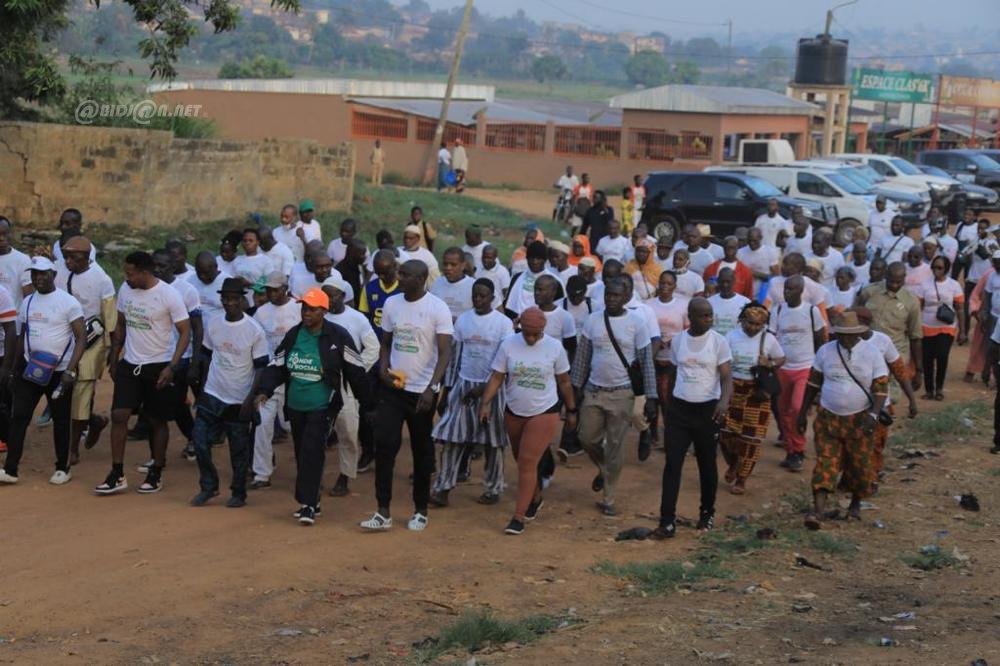 2ème journée de la Ronde sociale à Gagnoa : Séance sportive pour les personnes âgées