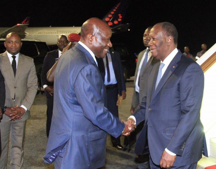 Le chef de l’Etat ivoirien, Alassane Ouattara, a regagné Abidjan lundi soir