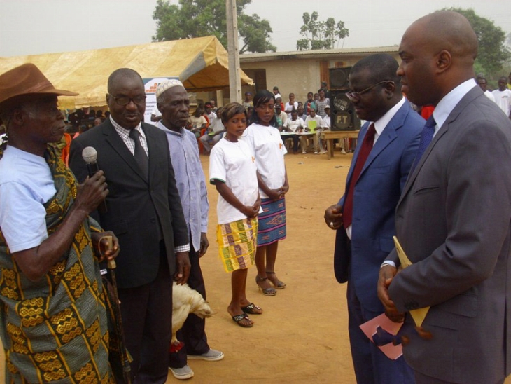 Lancement du projet Yoco Riz : le Directeur général du Fns, Franck Dogoh Madou à saioua: 