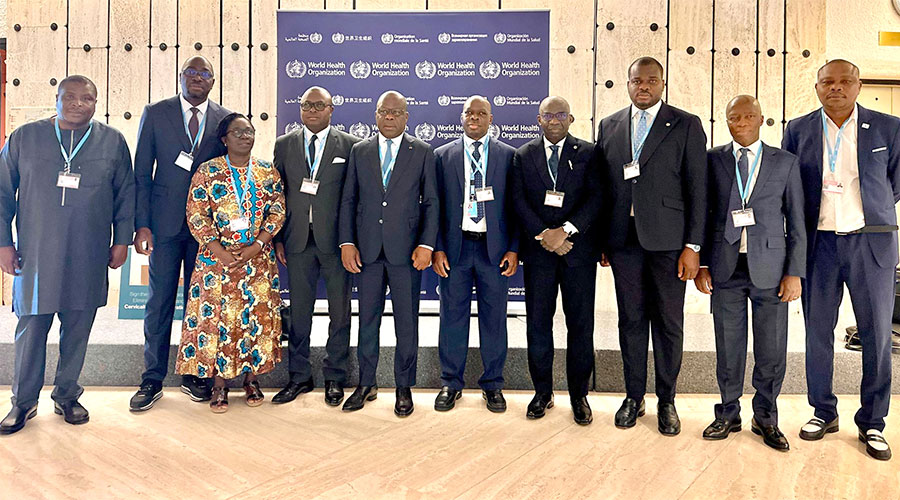 78e Assemblée mondiale de la Santé : le ministre Pierre Dimba participe à l'ouverture à Genève