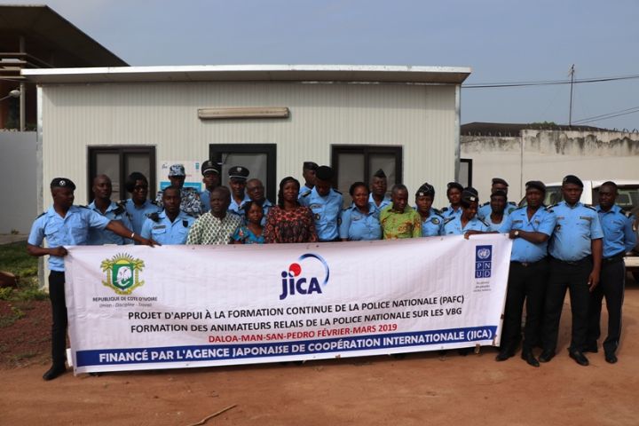 Côte d’Ivoire/145 policiers formés comme animateurs relais sur les VBG à l’intérieur du pays