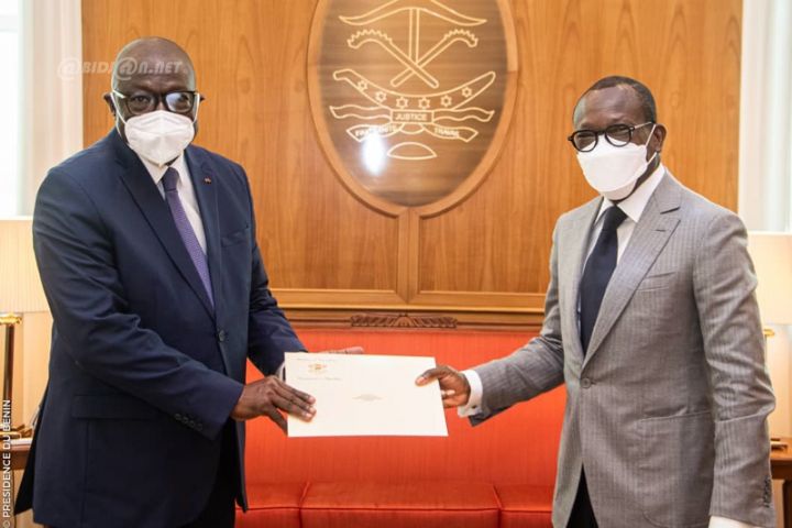 Election à la CAF: la délégation ivoirienne reçue par le Président de la République du Bénin