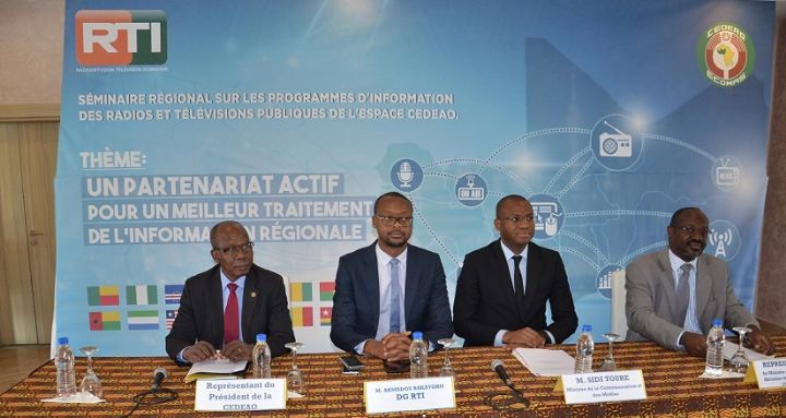 Un séminaire régional consacré aux radios et télévisions publiques de l’espace Cedeao se tient à Grand-Bassam
