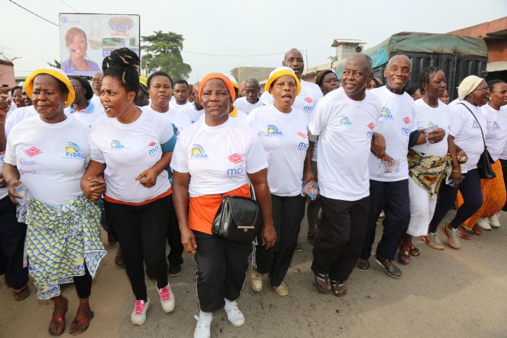 Santé chez les personnes du 3ème âge : le Fonds International pour le Développement de la Retraite Active organise Une caravane sportive à Abobo