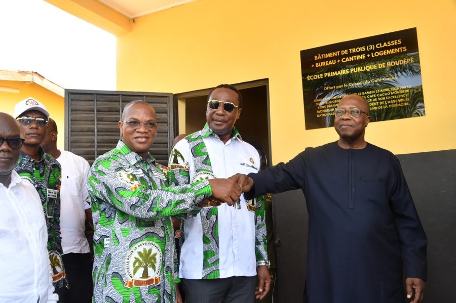 90 ans de l’EPP Boudépé : le Conseil du Café-Cacao offre des salles de classe, une cantine scolaire et des logements de maitres