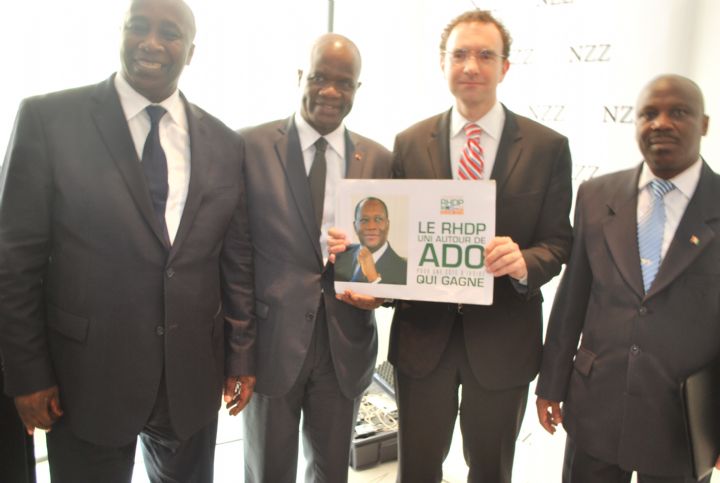 Le Président Alassane Ouattara  super star en suisse