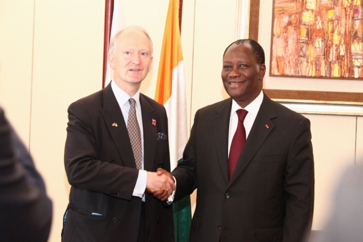 Relance économique / En attendant le PPTE : Des hommes d’affaires britanniques chez le président Ouattara, hier