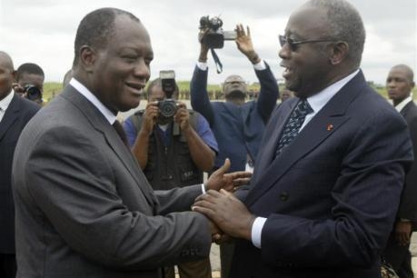 Présidentielle ivoirienne: Gbagbo et Ouattara en tête (résultats partiels)