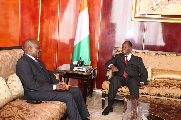 Le président Ouattara reçoit son représentant au conseil d’administration au Conseil café-cacao