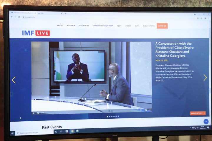 Le Chef de l’Etat a pris part à une Conférence virtuelle du FMI