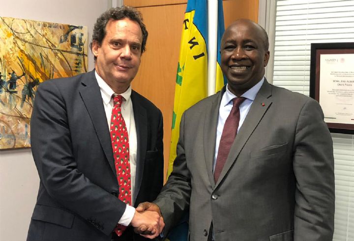 Le représentant permanent de la Côte d’Ivoire auprès des organisations internationales de produits de base reçu en audience par le directeur exécutif de l’Organisation Internationale Du Sucre (OIS)