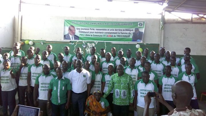 PDCI-RDA Treichville / Investiture de la JPDCI: Amichia François investit le nouveau Bureau