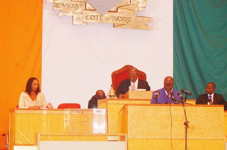 La 1ère session ordinaire de l’Assemblée nationale, mercredi, à Yamoussoukro : Plusieurs chefs d’Etat et présidents d’Assemblée nationale annoncés