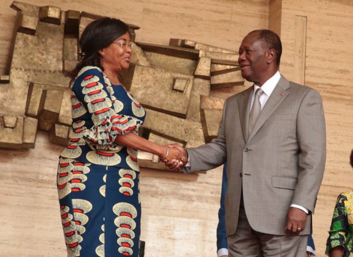 Le Chef de l’Etat a échangé avec la Représentante de la Présidente de la Commission de l’Union Africaine en Côte d’Ivoire