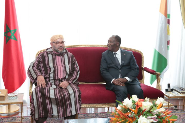 Le Chef de l’Etat et le Roi du Maroc ont eu un entretien et ont procédé à l’inauguration du Point de débarquement aménagé de pêche de Lokodjro