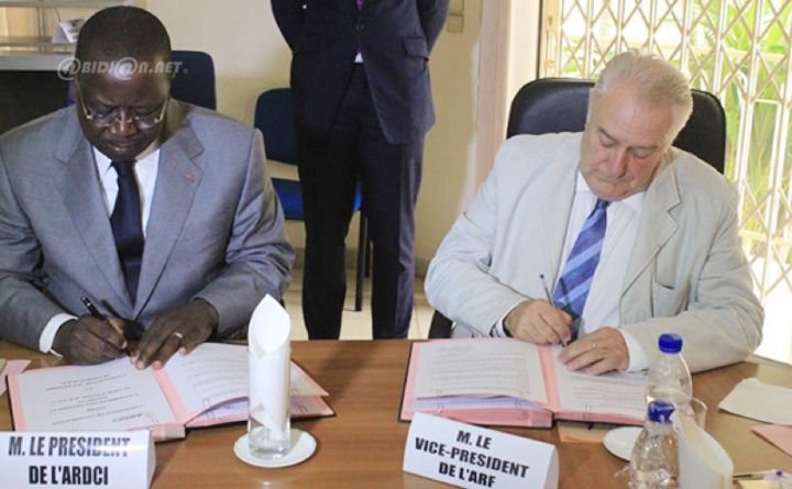 Signature de convention entre les régions de France et de Côte d’Ivoire