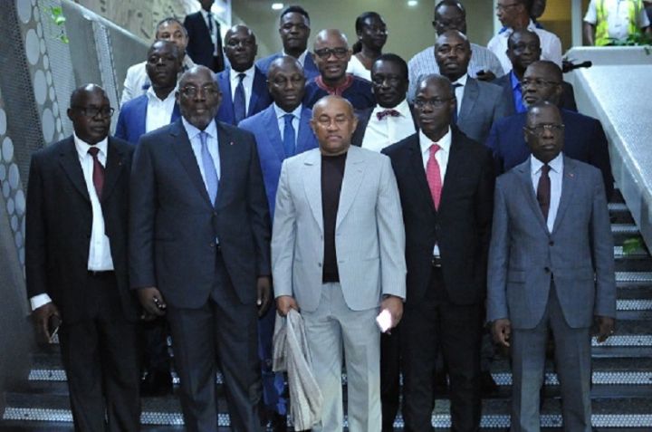 Le président de la CAF est arrivé lundi à Abidjan pour une visite de 48h